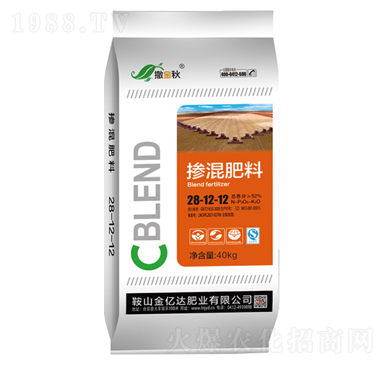 摻混肥料28-12-12-撒金秋-金億達(dá)肥業(yè)