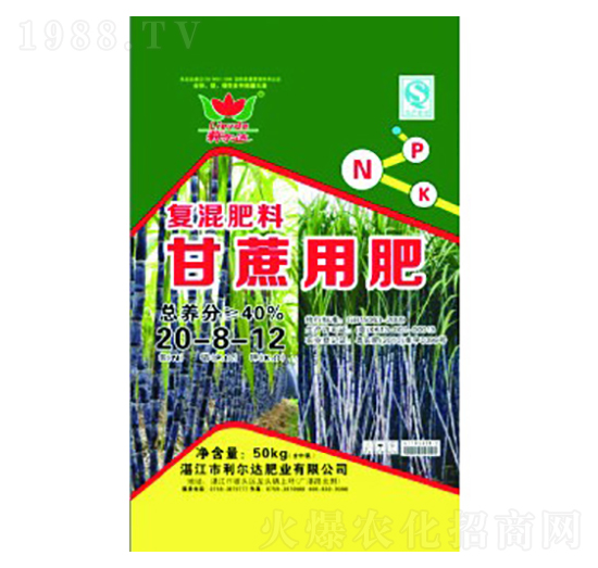 甘蔗專用復(fù)混肥料20-8-12-利爾達肥業(yè)